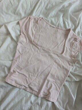 Garage Pale Pink Square Neck Tube Top